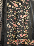 Vihanga Charcoal Tussar Silk Saree